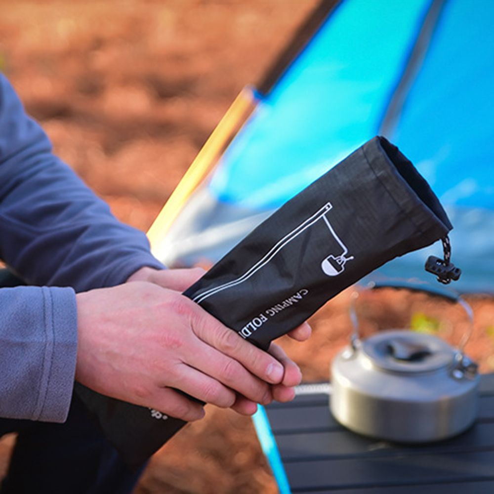 Camping Folding Lamp Pole Portable   Lightweight Aluminum