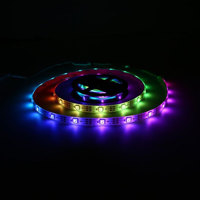 WS68 12 RGB    SMD Waterproof Flexible USB 5V   White Strip  S Light-white Strip-200CM/60LED
