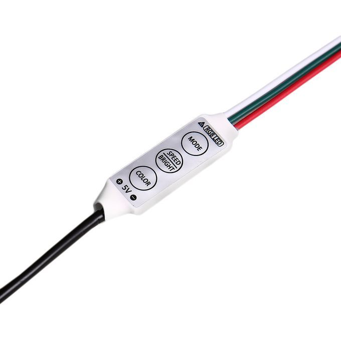 WS68 12 RGB    SMD Waterproof Flexible USB 5V   White Strip  S Light-white Strip-200CM/60LED