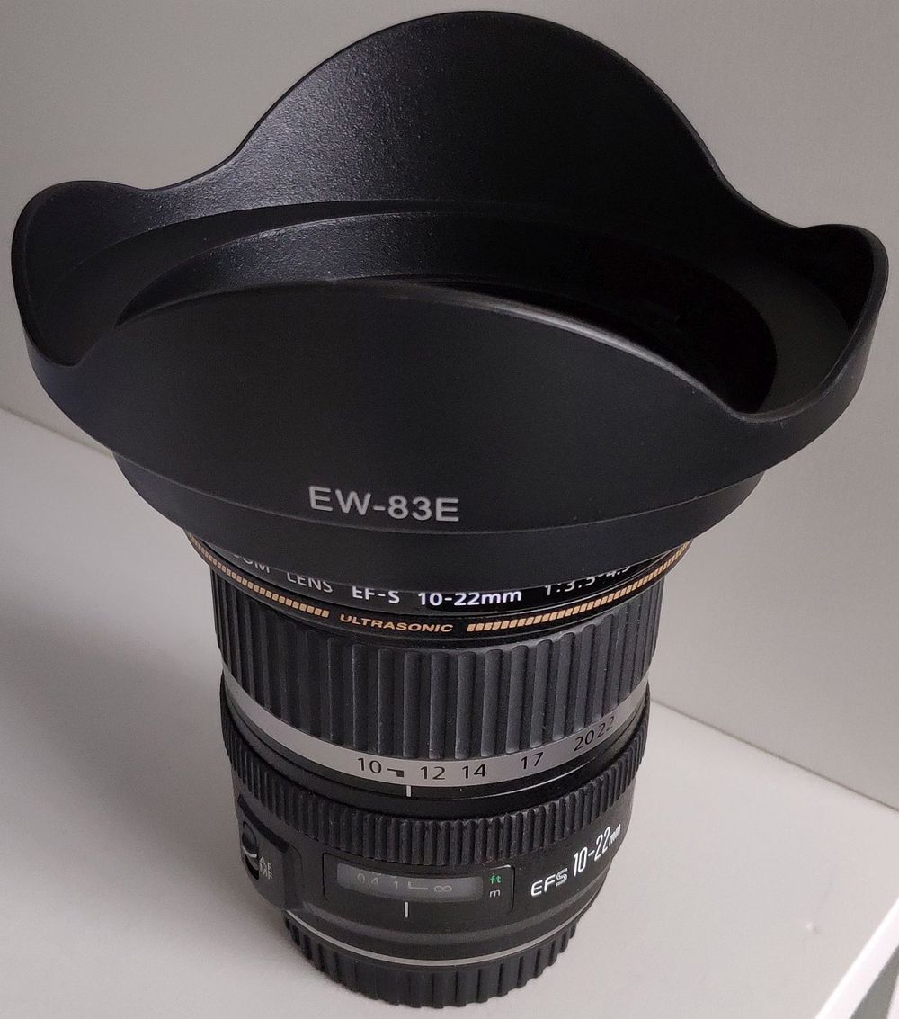 Ew-83e Lens Hoods For Canon Ef 16-35mm 17-40mm/ef-S 10-22mm