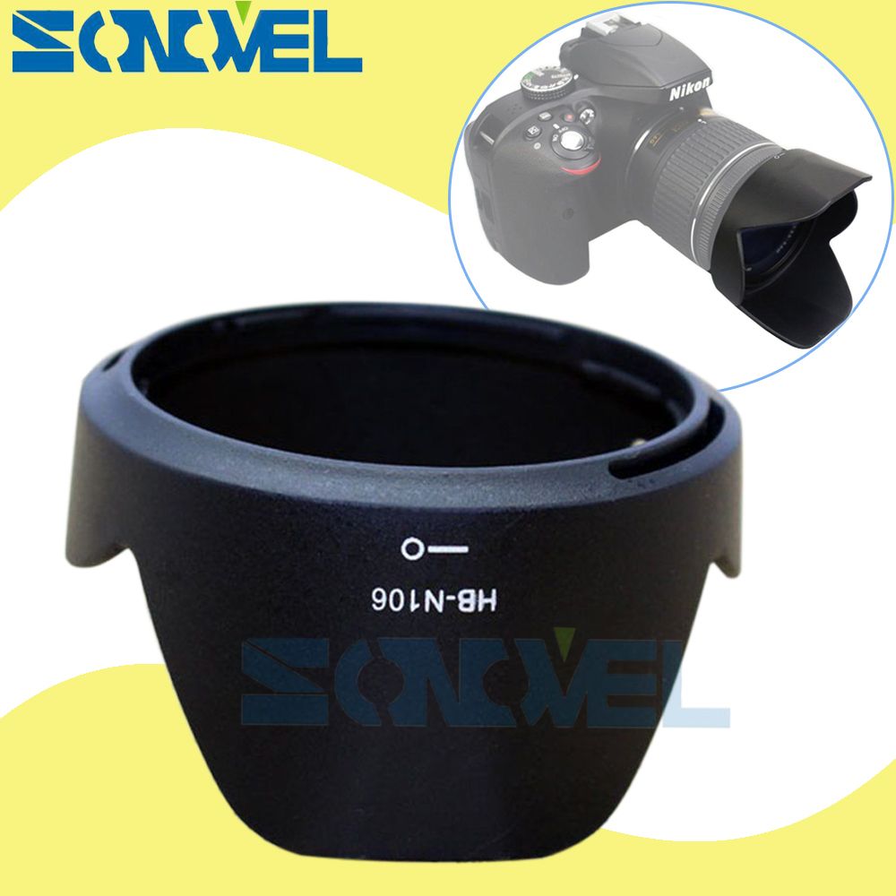 Lens Hood For Nikon D500 D3300 D3400 D5300 D5500 D5600 Af-P