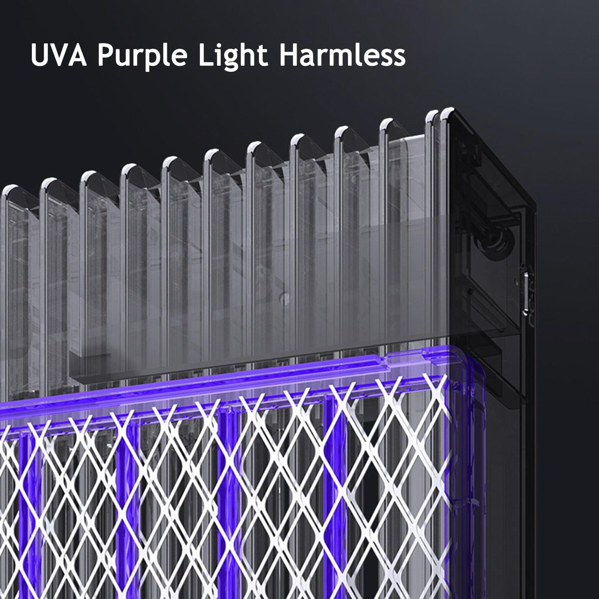 Electric Shock Mosquito Killer Lamp Physical Bionic Purple Light Tapping Vertical Wall-mounted Indoor Outdoor Safe for Mother Baby