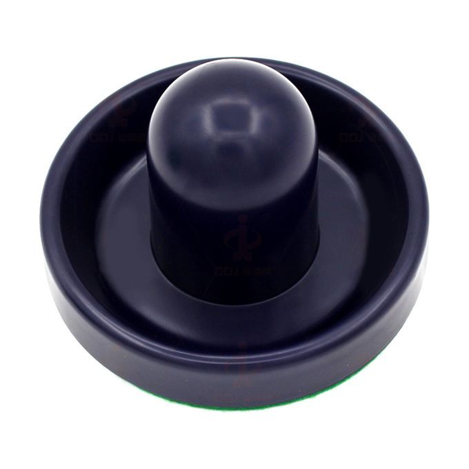 Air Hockey Pusher Goal Handles Felt Striker For Home Table Dark Blue