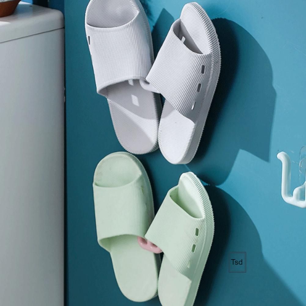 Punch Free Shoe Rack Heavy Duty Drain Slippers Storage Hook