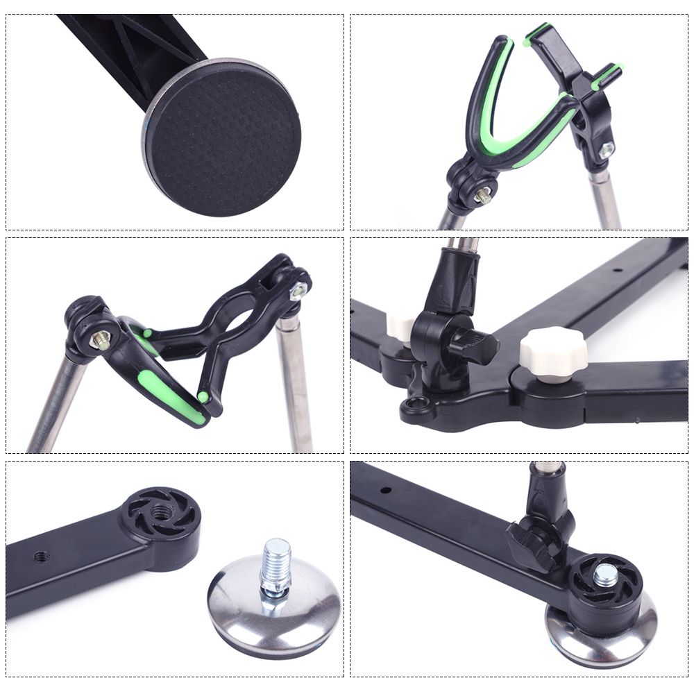 Adjustable Fishing Rod Pod Stand Holder Raft Fishing Pole