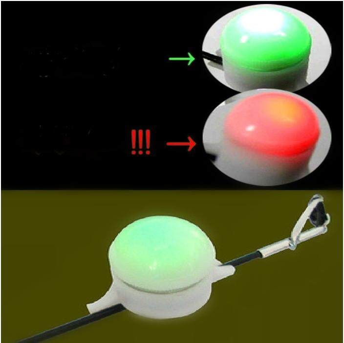 Sea Coarse LED Rod Tip Night Light Strike Alert Glow Stick Bite Alarm