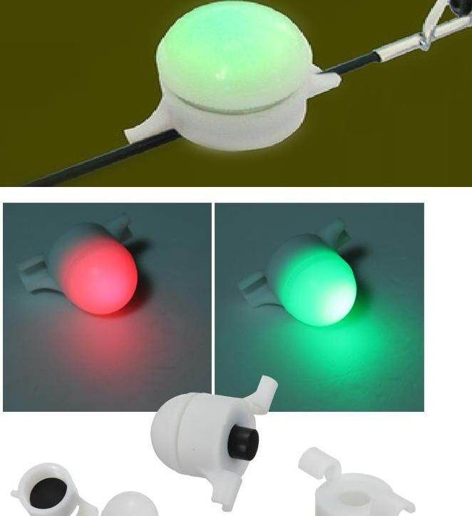 Sea Coarse LED Rod Tip Night Light Strike Alert Glow Stick Bite Alarm