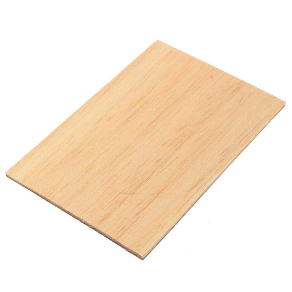 10Pcs Wooden Plate Model Balsa Wood Diy House Ship Light 150x100x2mm