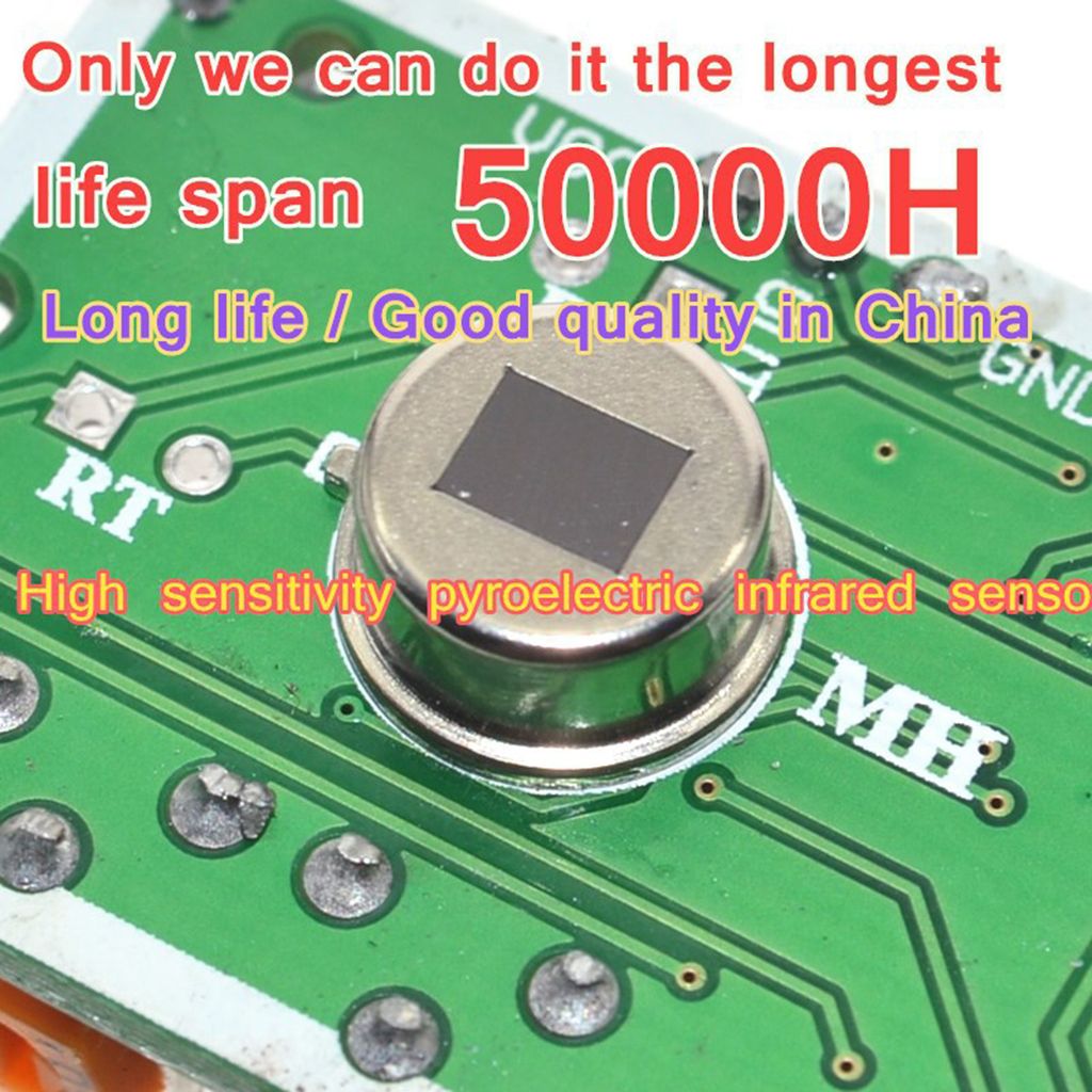 Adjust Pyroelectric IR Infrared Motion Body Sensor Module