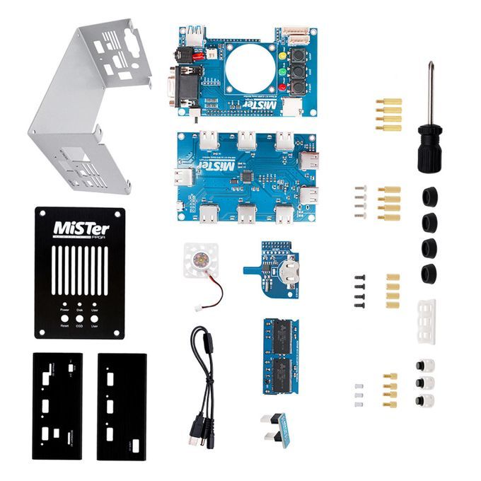 Case Shell USB HUB IO Board Fans Kits For DE10-Nano Mister FPGA