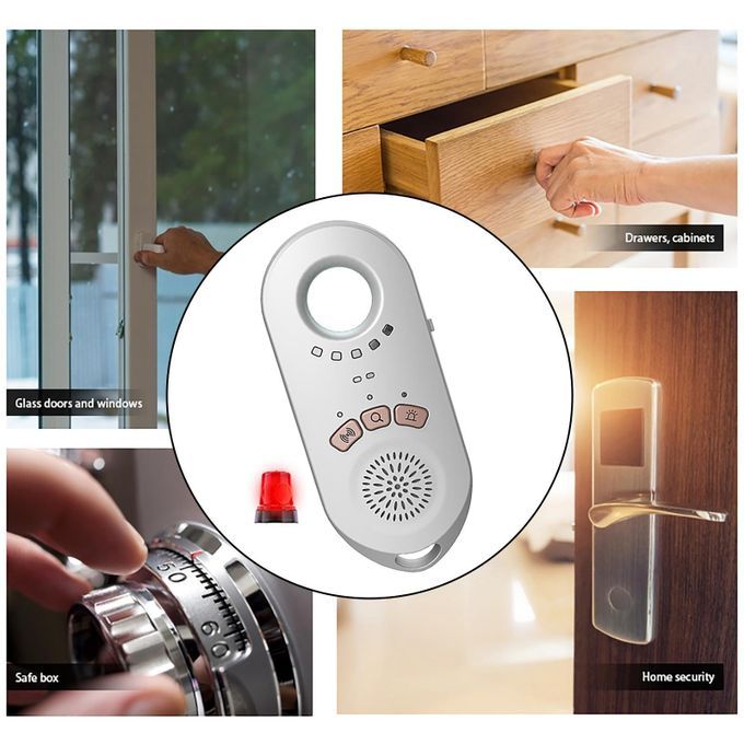 Camera Detector Rechargeable Find And Locate Anti- Anti-Candid White