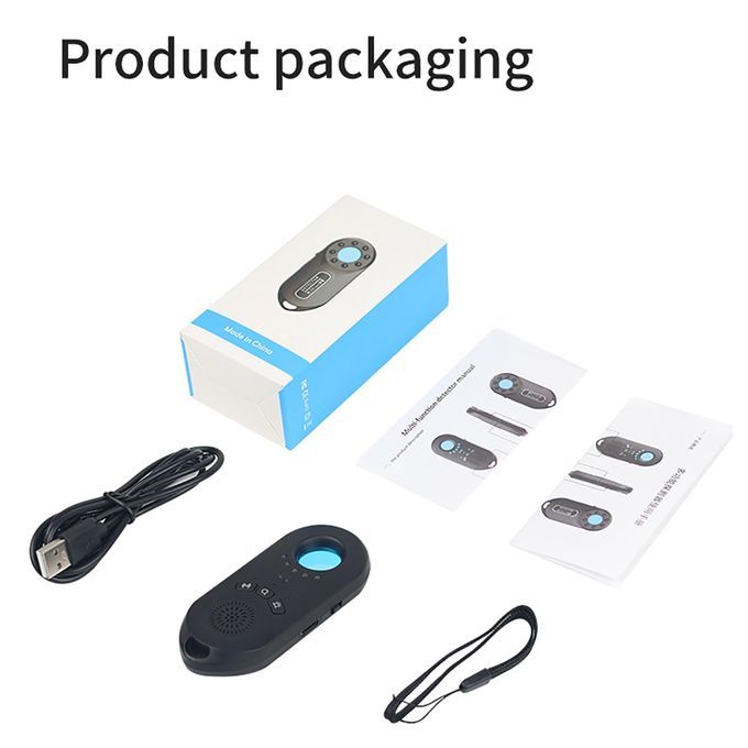 Camera Detector Rechargeable Find And Locate Anti- Anti-Candid White