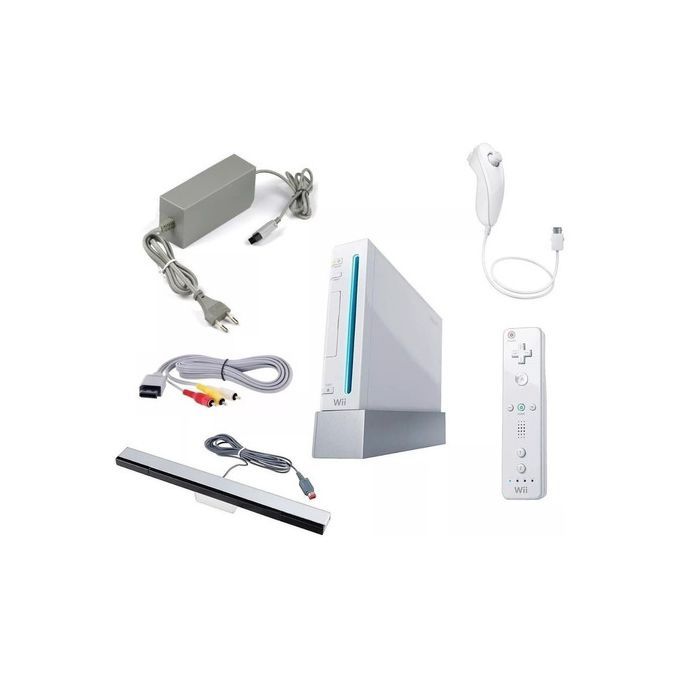 Wii Console+Remote And Nunchuk - White