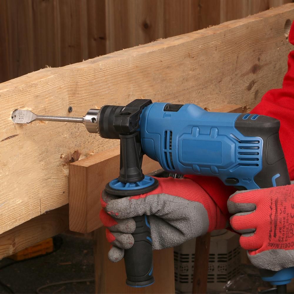 Hammer Drill 650W 5.5A 3000RPM Hammer Drill 2 in 1 Handle 360° Rotating Chuck Size 0-13mm 1/2Inch UK