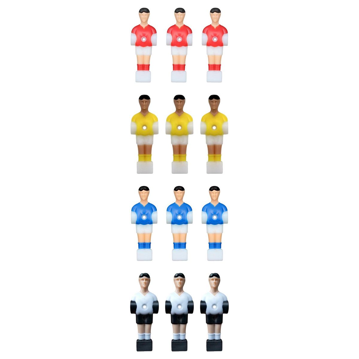 3x Soccer Table Men Player Foosball Accessories Foosball