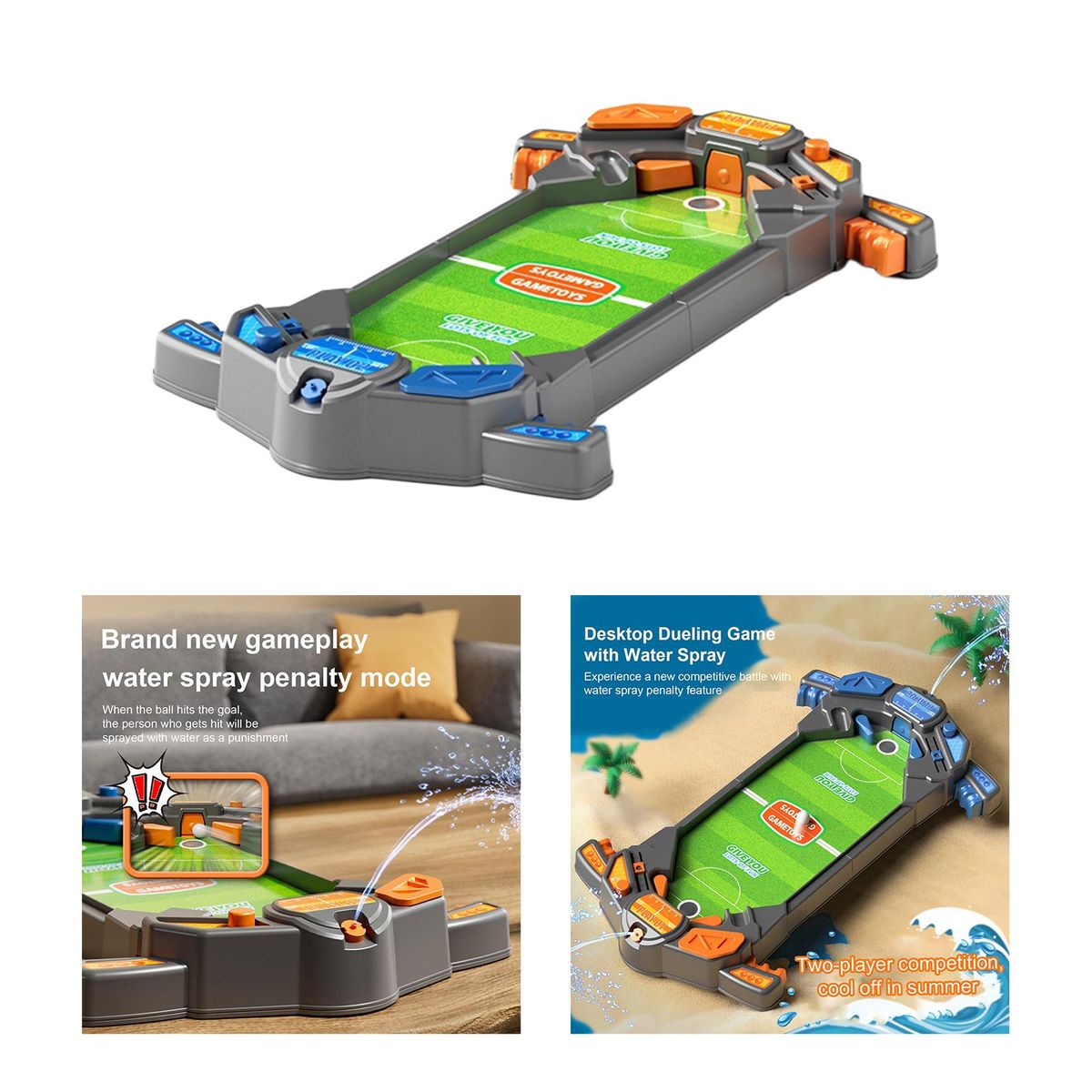 Mini Tabletop Soccer Shootout Game Soccer Table Game For