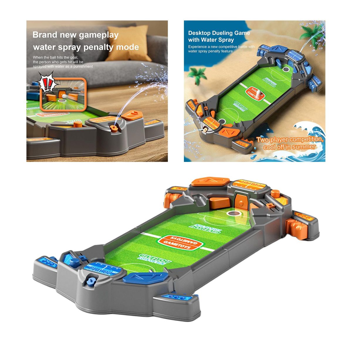 Mini Tabletop Soccer Shootout Game Soccer Table Game For