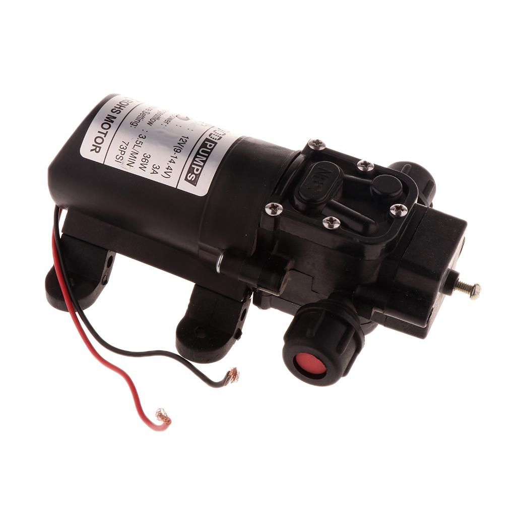 High Pressure Self Priming Diaphragm Water Pump Solar 12V Double Hose