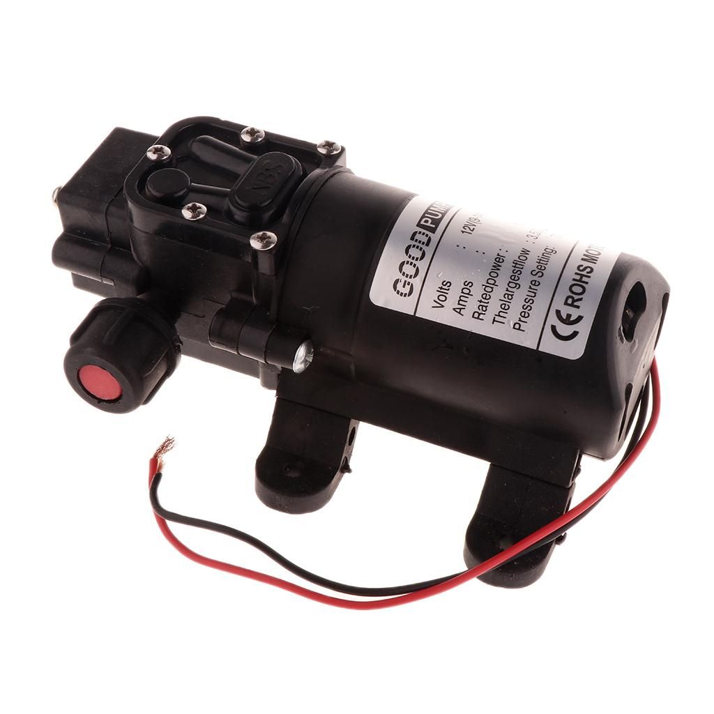 High Pressure Self Priming Diaphragm Water Pump Solar 12V Double Hose