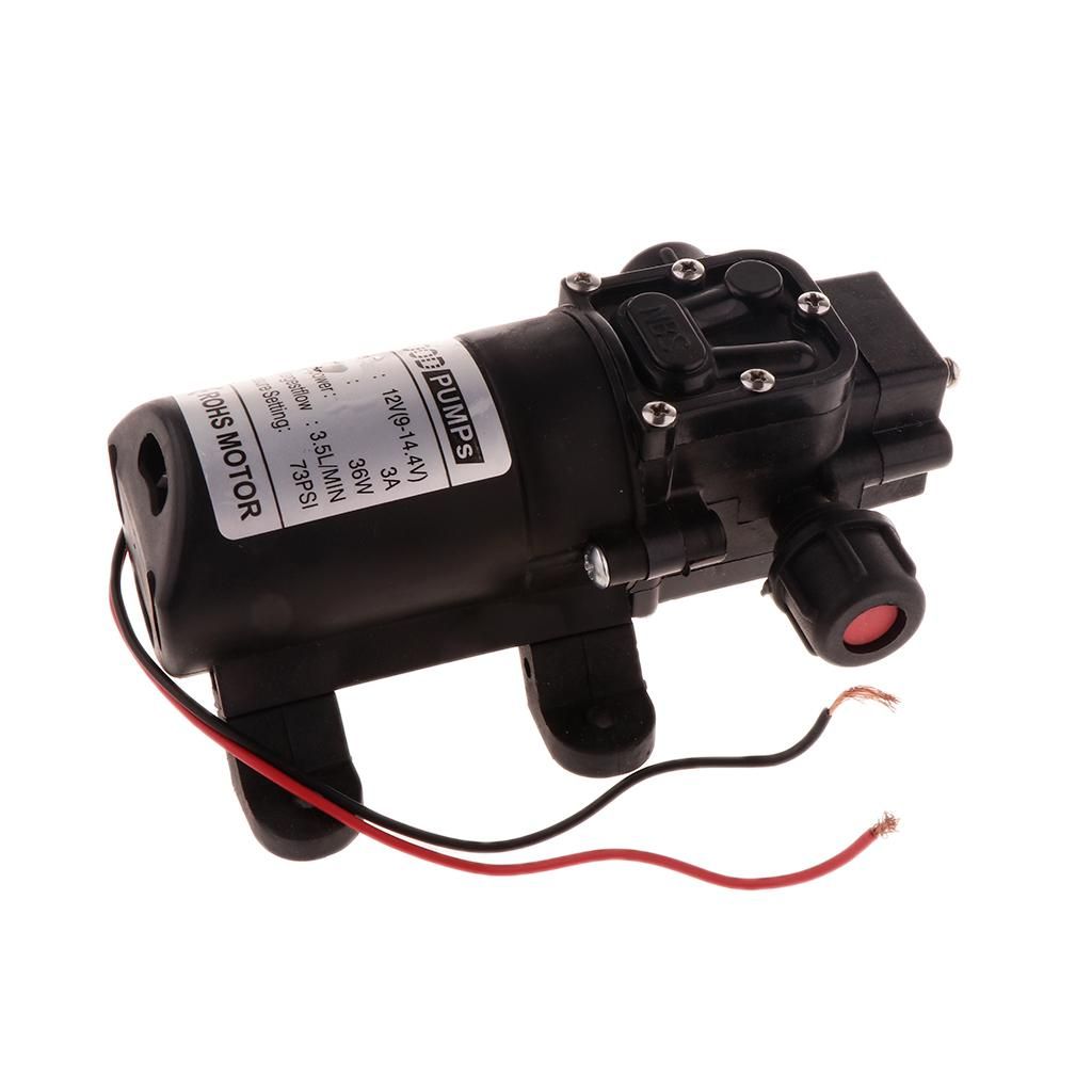 High Pressure Self Priming Diaphragm Water Pump Solar 12V Double Hose