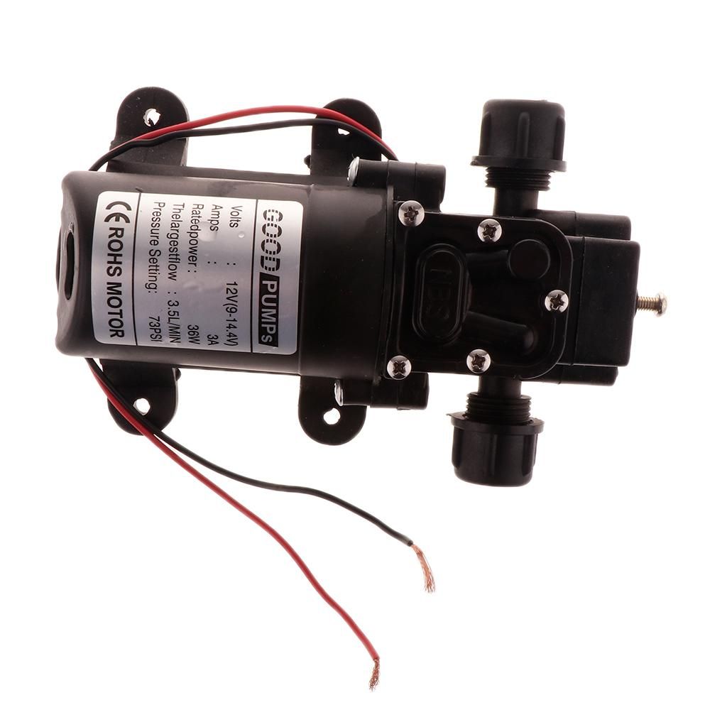 High Pressure Self Priming Diaphragm Water Pump Solar 12V Double Hose