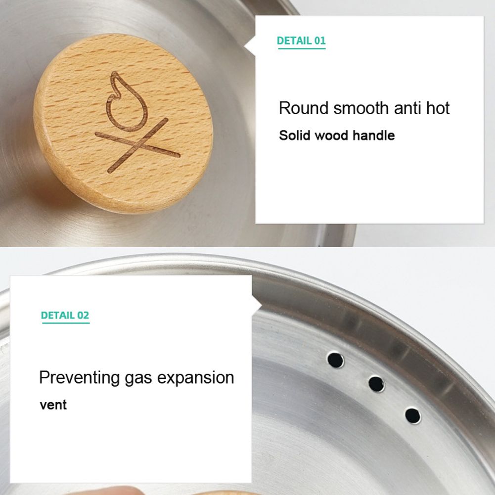 Stainless Steel Kettle Outdoor Camping Pot Portable