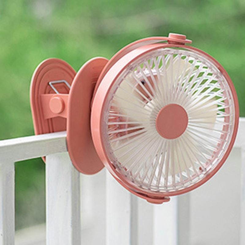 USB Rechargeable Clip Desktop/Table Fan Mini Portable Clamp