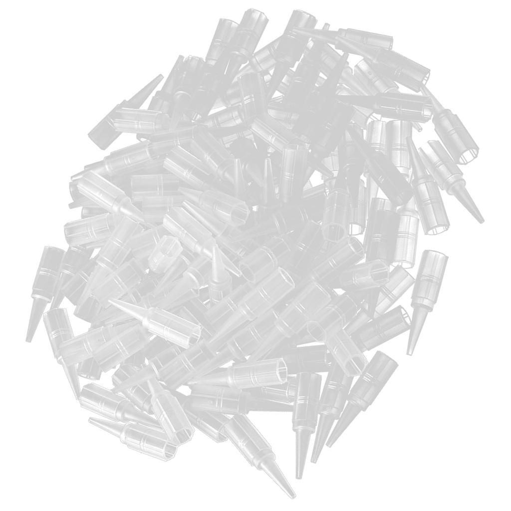 100x Tattoo Sterile Disposable Nozzle Tube Tip For  Gun Machine