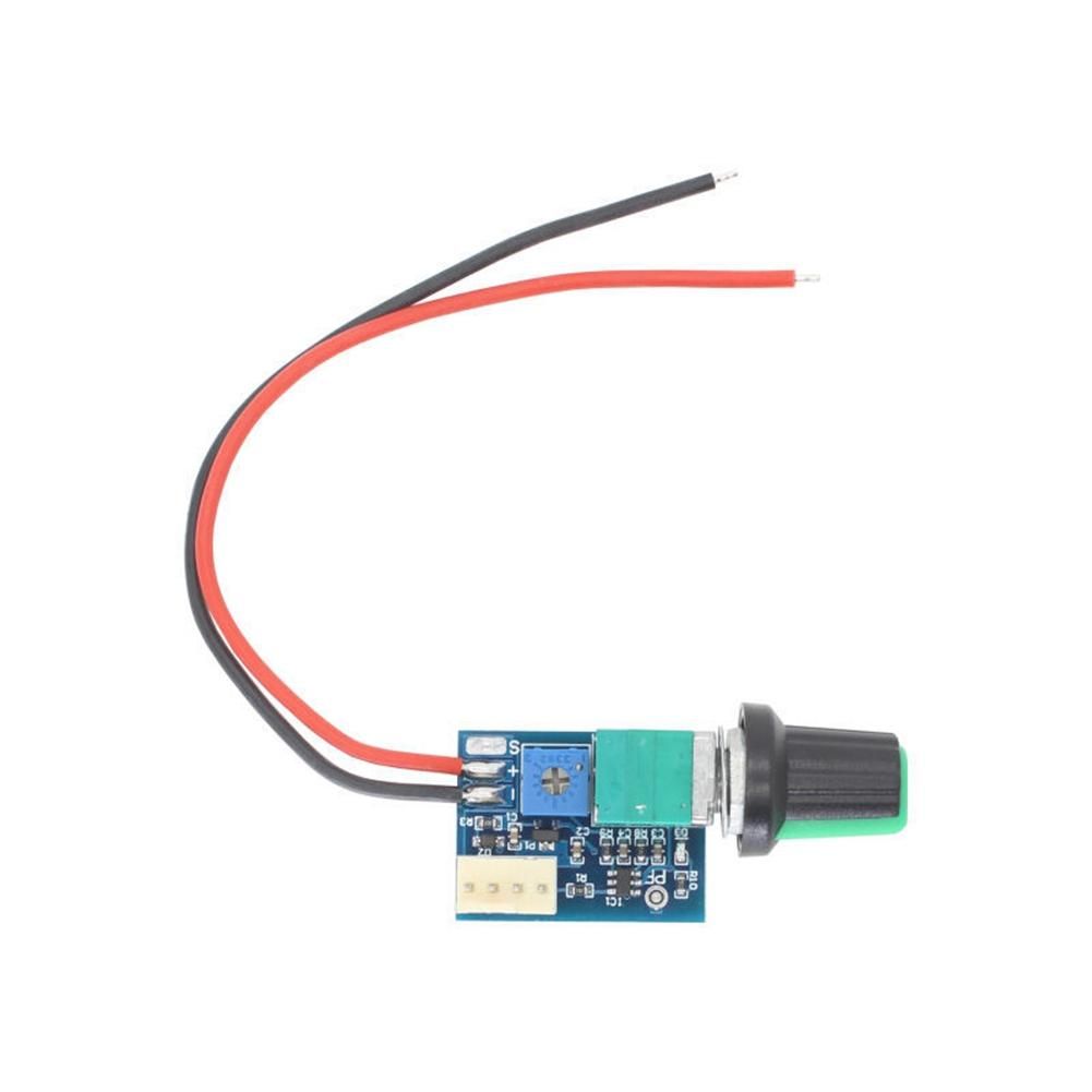 DC 12V Adjustable 0%-100% PWM Fan Speed Controller with