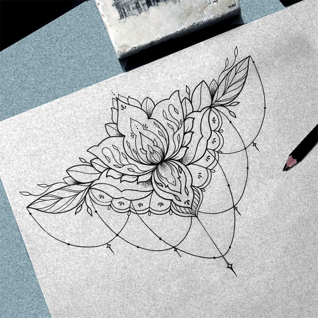100 Pcs Premium Tracing Paper For Tattoo Art Drawing DIY Design