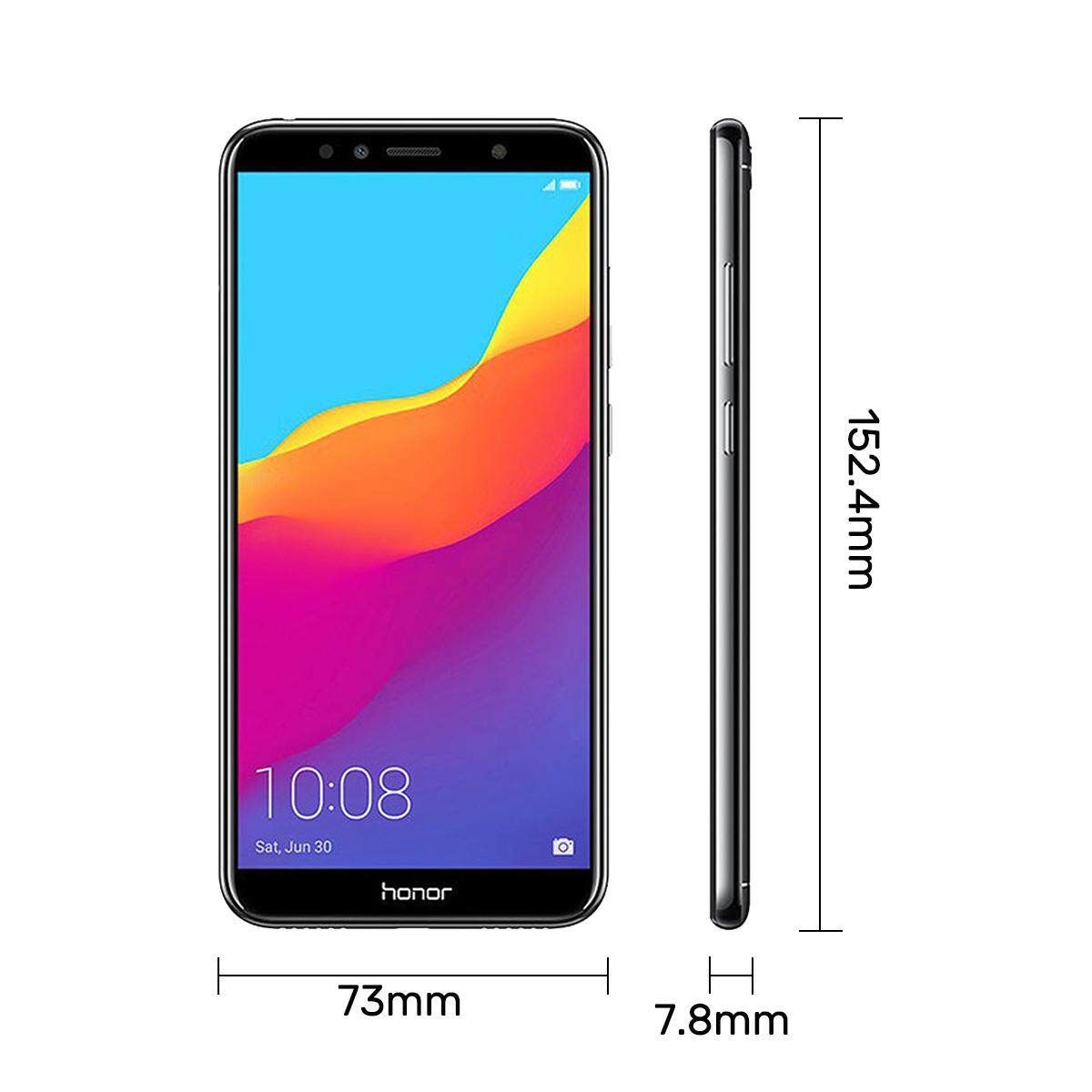 HUA WEI Honor 7A AUM-L29 5.7 Inch 2GB RAM 16GB ROM Snapdragon 430 Octa Core 4G Smartphone -- Blue / Black Black