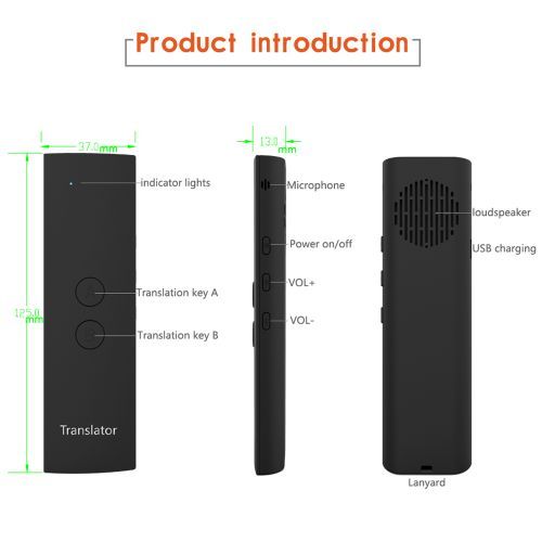 T6 Intelligent Translator Device Handheld Speech