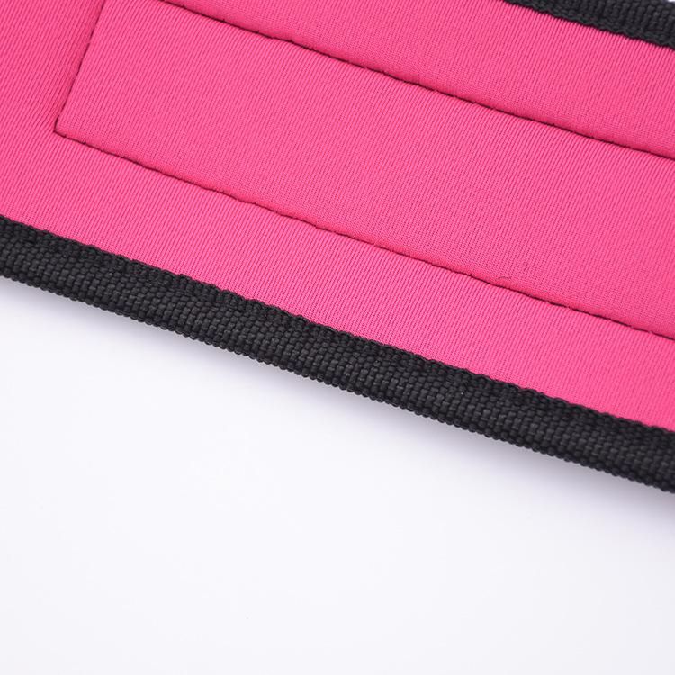 Adjustable D-Ring Ankle Strap Buckle Body Building Resistance Band Gym Multi Thigh Leg Ankle Cuffs Power Weight Lifting Fitness Rope Rose Red