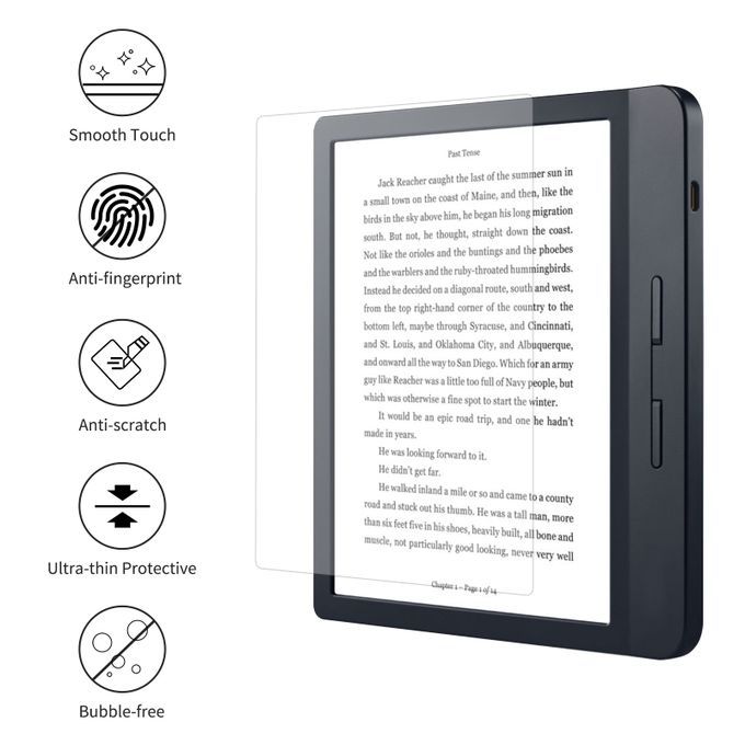 Screen Protector Comaptible With Kobo Libra H20 Soft PET