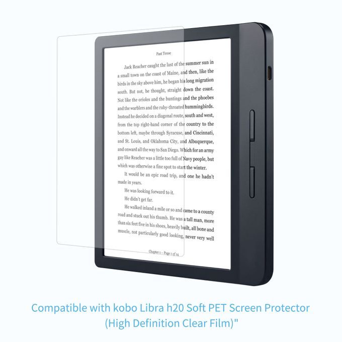 Screen Protector Comaptible With Kobo Libra H20 Soft PET