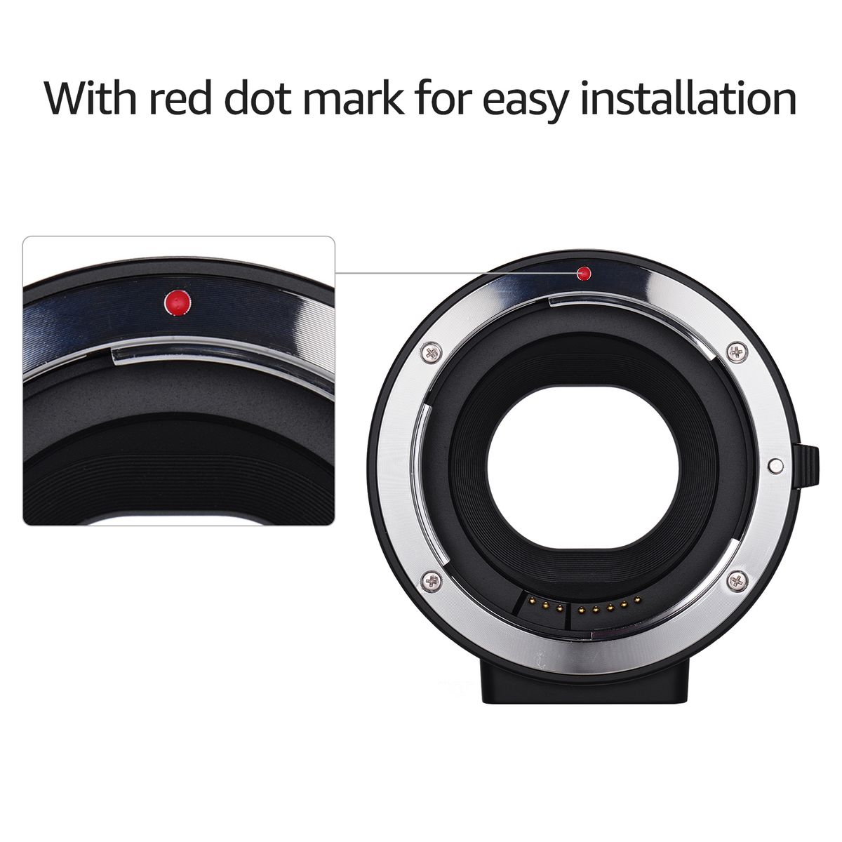 Auto Focus Lens Mount Adapter Ring Extension Tube