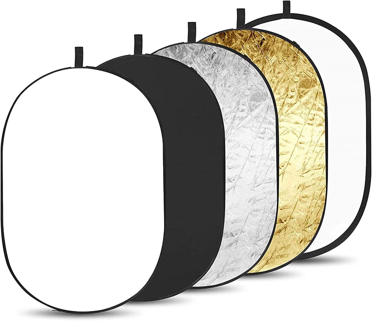60x90cm 5 In 1 Photography Lighting Reflector Disc Collapsible Studio Reflector
