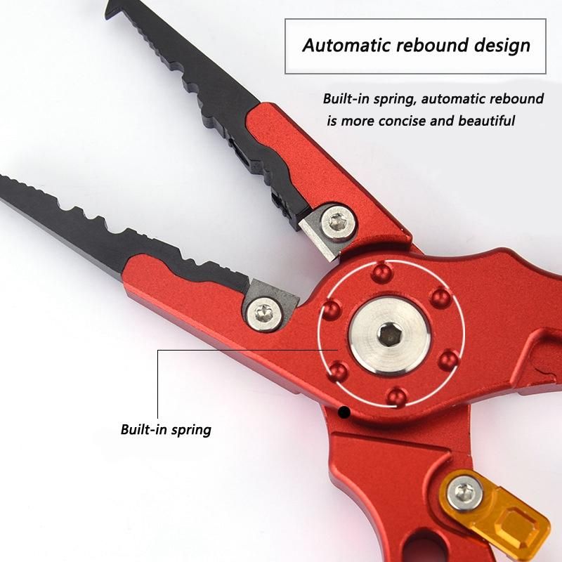 Stainless Steel Fishing Pliers Scissors Line Cutter Remover,