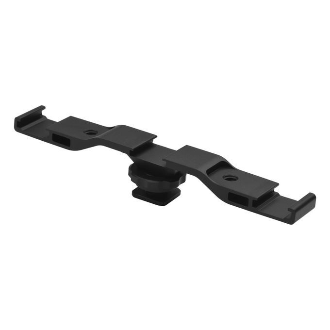 Metal Cold Shoe Mount Bracket With 3 Cold Shoe Mounting For