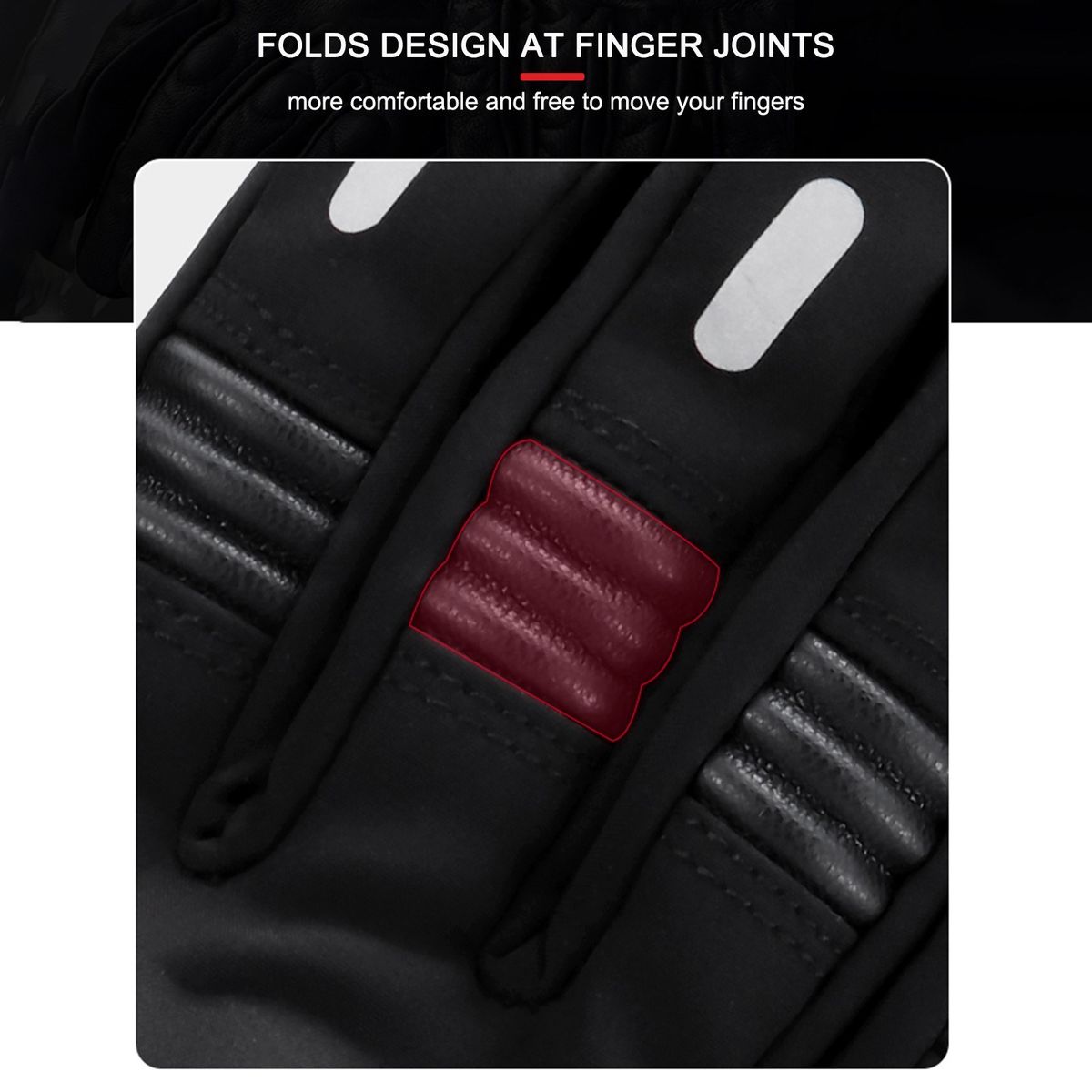 Winter Gloves Thickened Touchscreen Fingertips Anti-slip