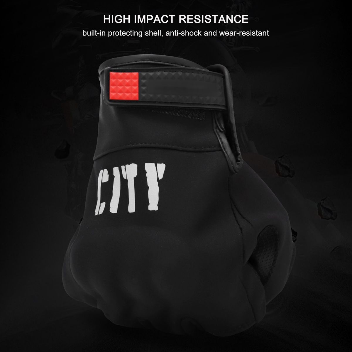 Winter Gloves Thickened Touchscreen Fingertips Anti-slip