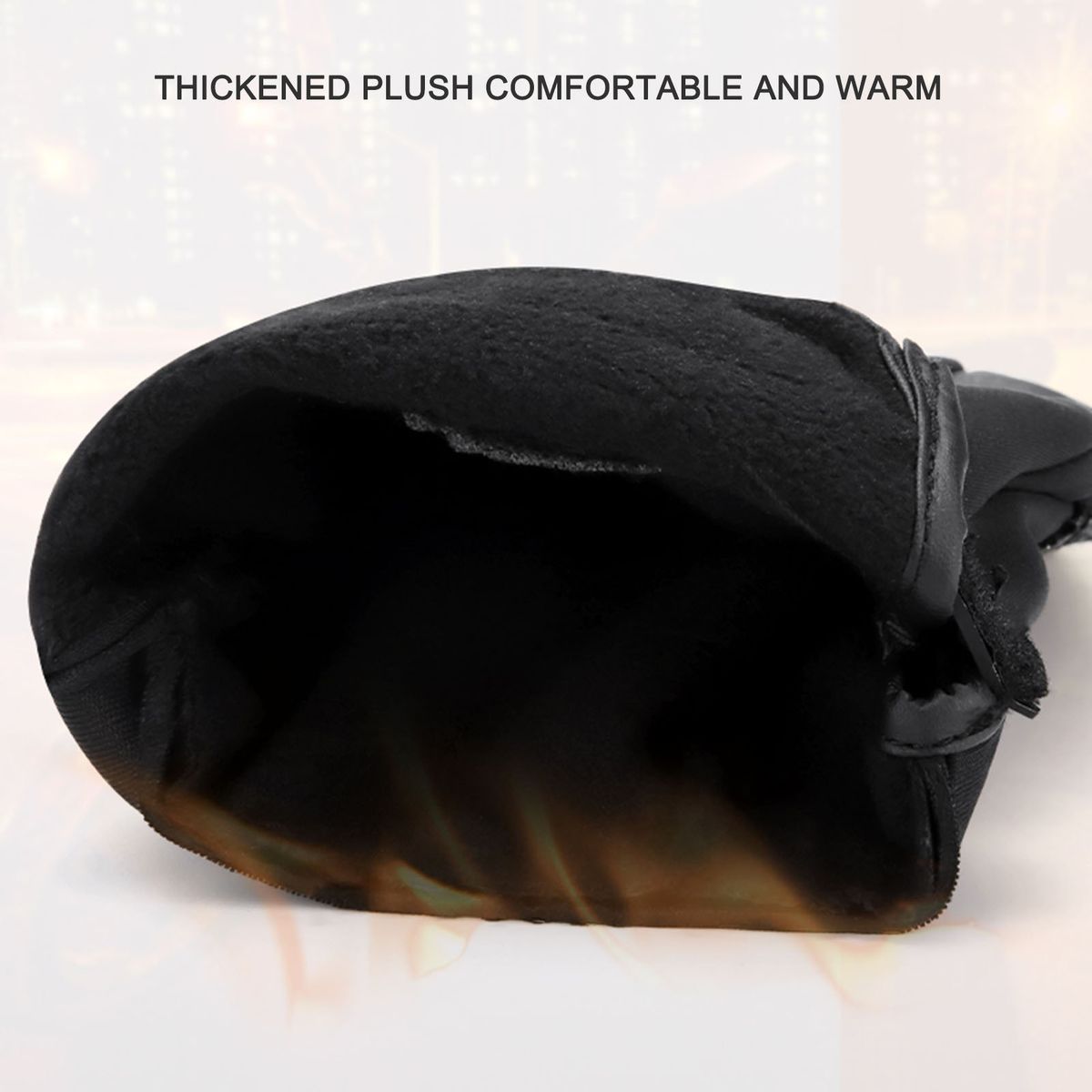 Winter Gloves Thickened Touchscreen Fingertips Anti-slip