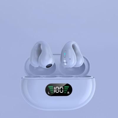 Bone Conduction Earbuds Headphones Bluetooth Wireless-White