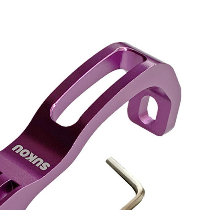 Bike Front Fork Light Holder Base For Brompton Sport Camera Purple