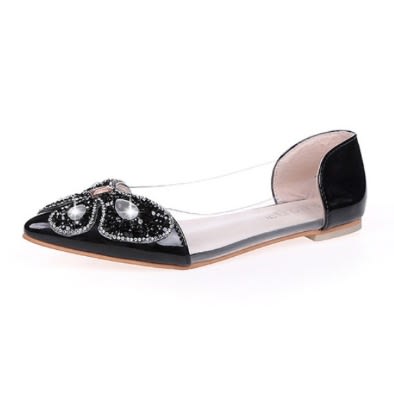Rhinestone Studded Shoe