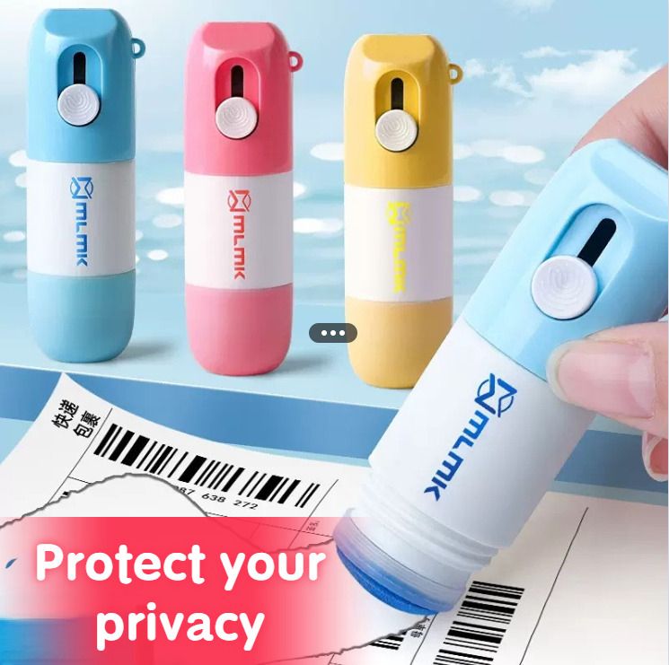 10ML Thermal Paper Correction Fluid With Unboxing Tool Protect Privacy