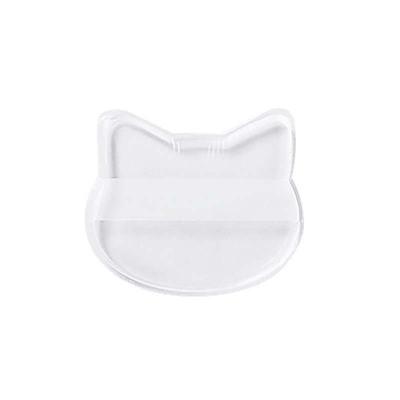 Clear Silicone Powder Puff Soft Jelly Makeup Sponges Face Concealer Highlight Foundation BB Cream Makeup Tools Cosmetics Blender Cat