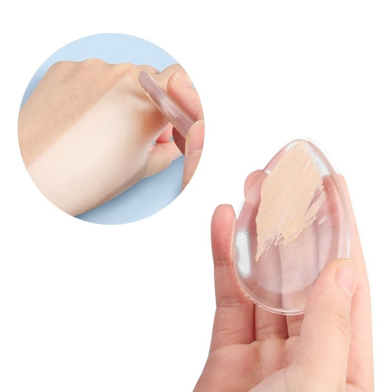 Clear Silicone Powder Puff Soft Jelly Makeup Sponges Face Concealer Highlight Foundation BB Cream Makeup Tools Cosmetics Blender Cat