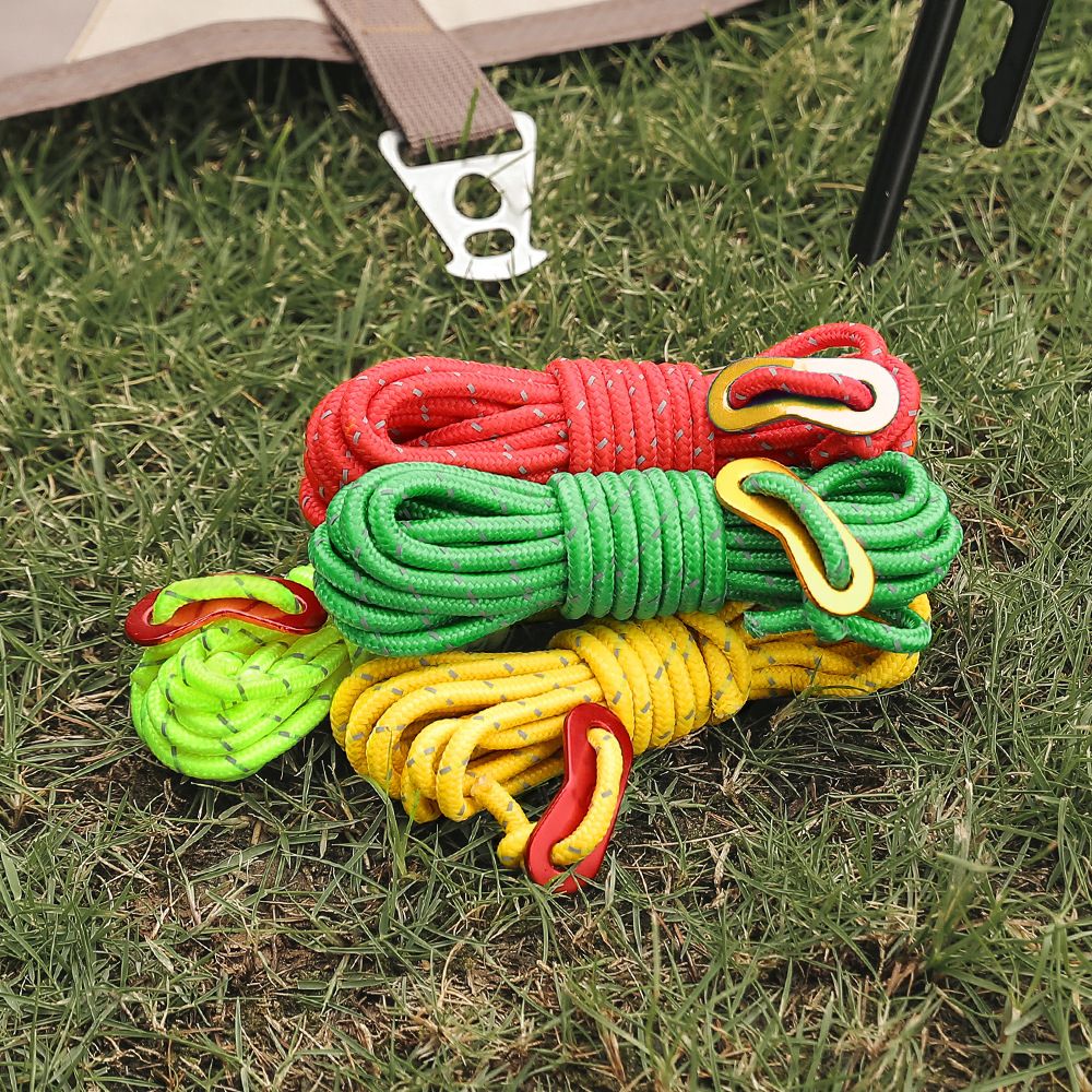 4Pcs Nylon Rope Camping Utility Good For Outdoor Climb Knot