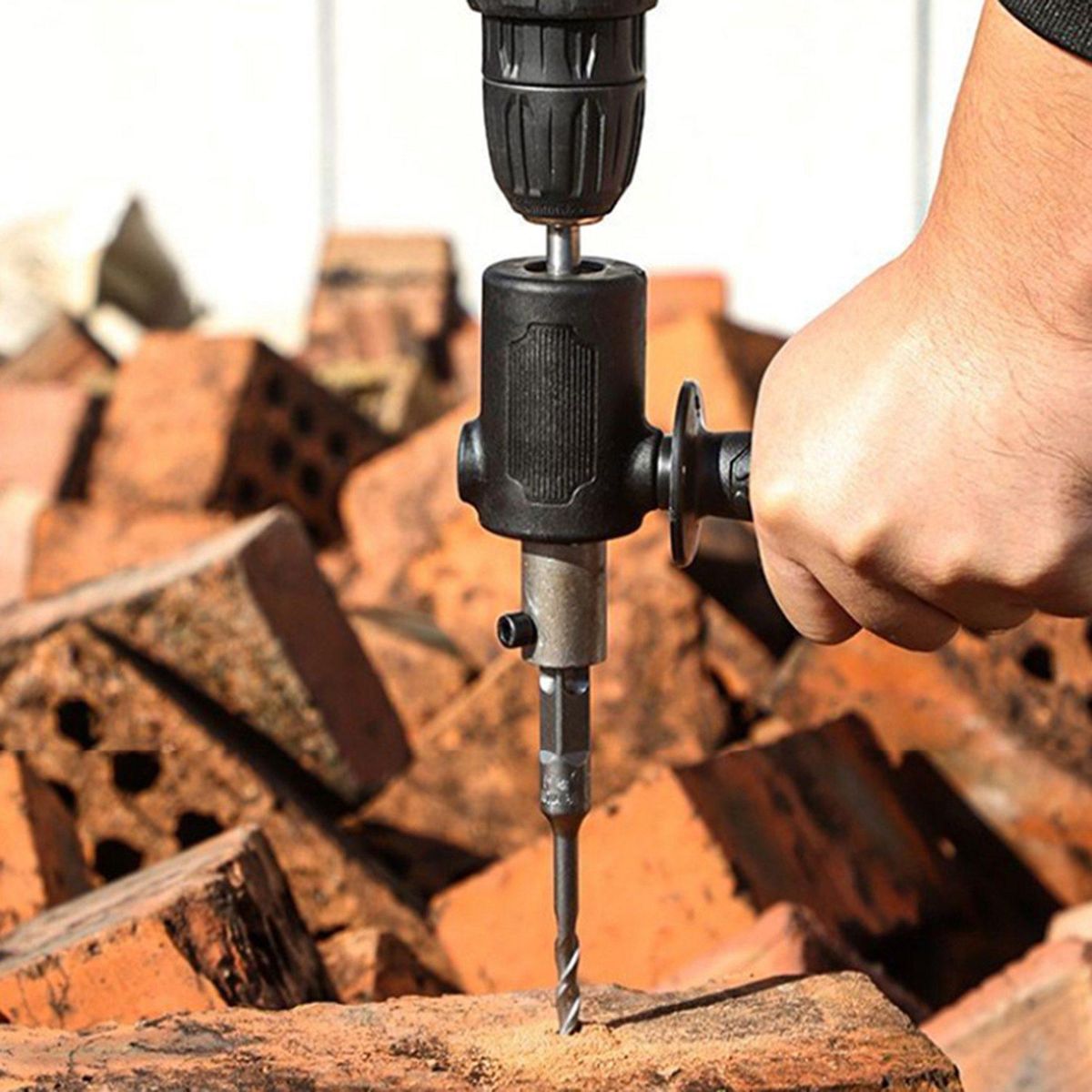 Electric Drill to Hammer Conversion Head Portable Conversion Drill Hammer Chuck